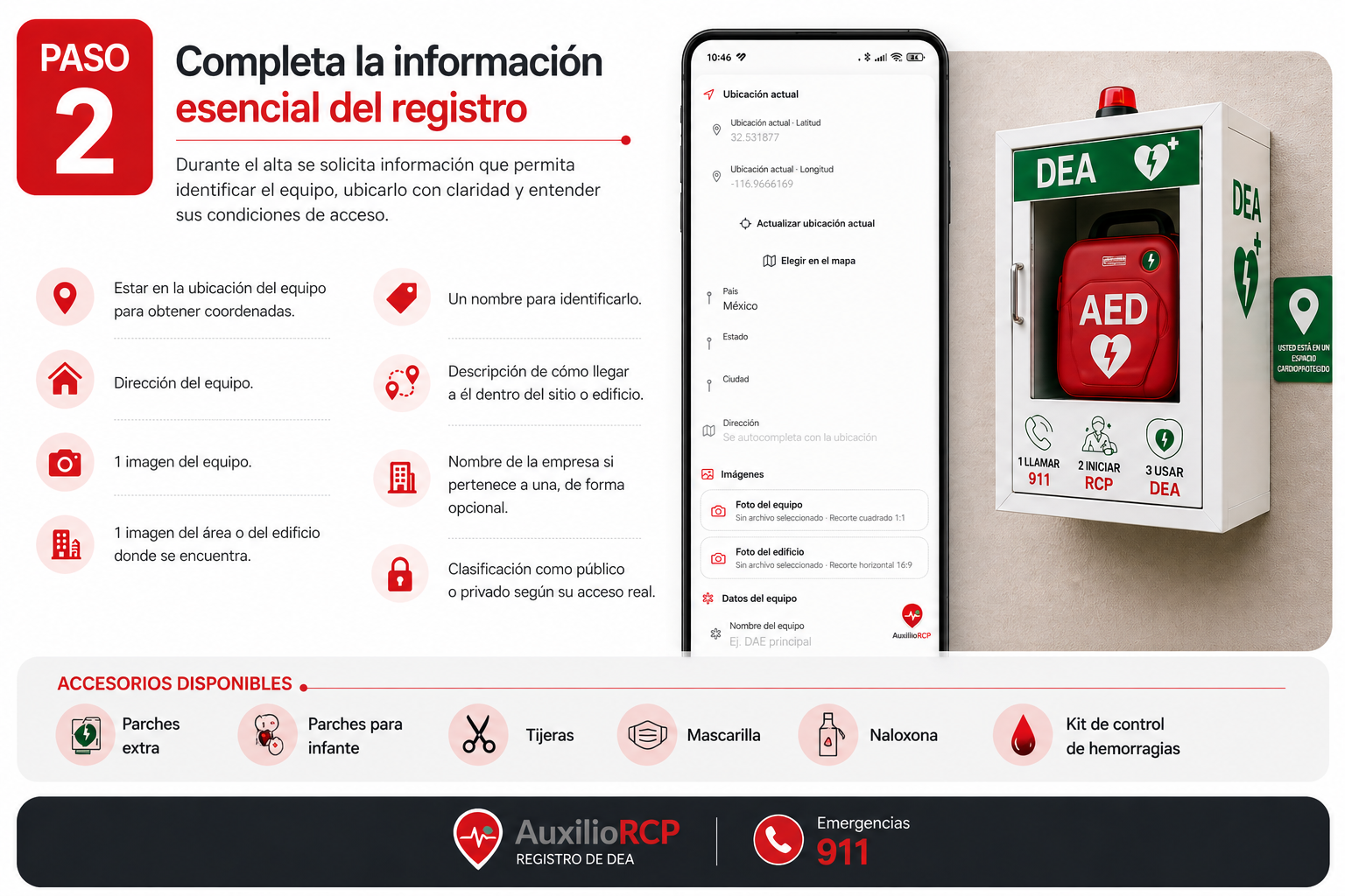 Resumen del paso 2 del registro